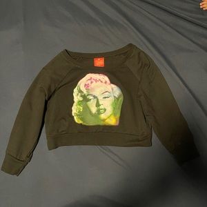 Marilyn Monroe crop top sweater